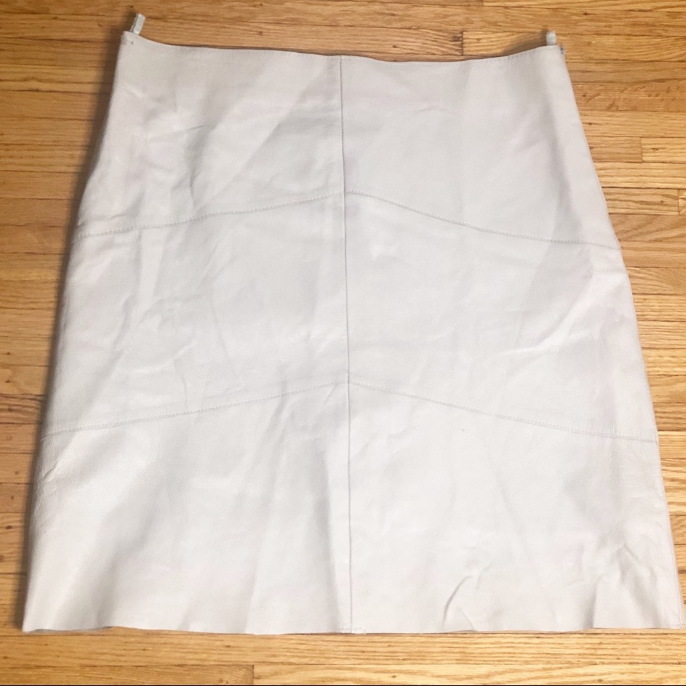 Leather skirt